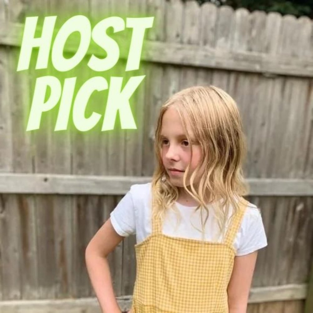 Host pick 🎉🎉🎉| Forever 21 Girls | yellow checkered jumper/plaid jumper dress.